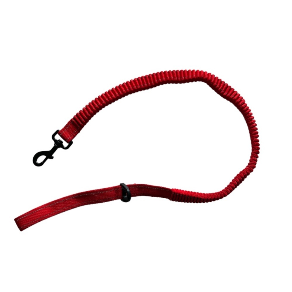 Red Dog Leash Bungee Pet Lead 4-6 ft - Picture 3 of 5